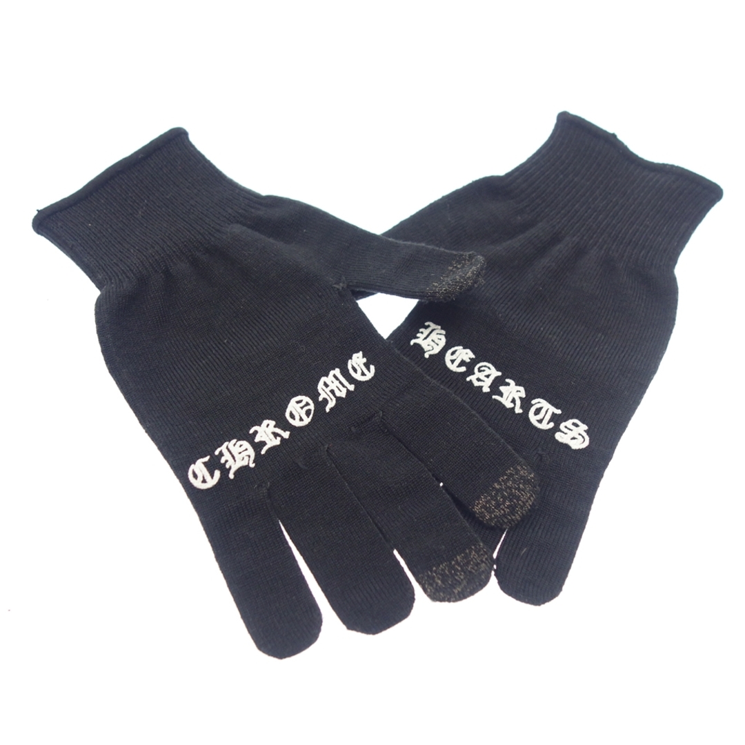 Chrome Hearts(クロムハーツ)のクロムハーツ 手袋 WORK GLOVES ブラック【AFI20】 メンズのファッション小物(手袋)の商品写真