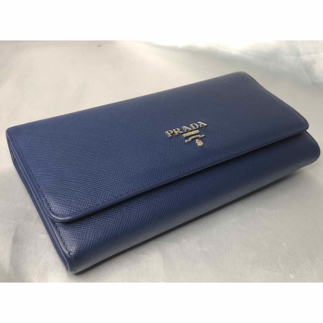 PRADA(プラダ)の寿里様専用　超美品PRADA プラダ 長財布 ダブルホック　BALTICO レディースのファッション小物(財布)の商品写真