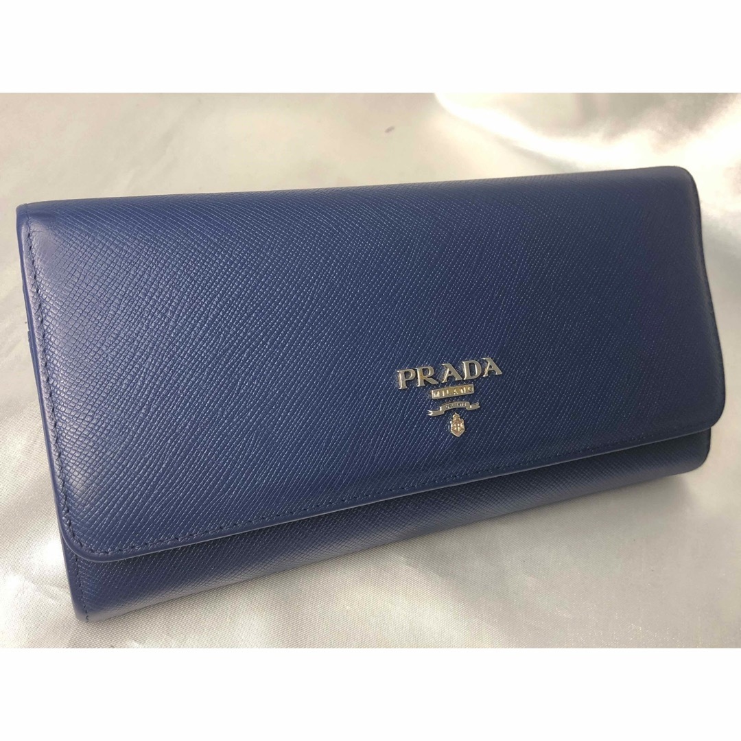 PRADA(プラダ)の寿里様専用　超美品PRADA プラダ 長財布 ダブルホック　BALTICO レディースのファッション小物(財布)の商品写真