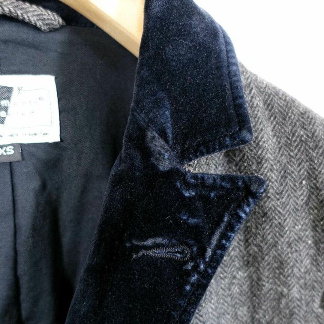 正規品/新 【古着】エンジニアードガーメンツ　燕尾型ベロア襟ジャケット