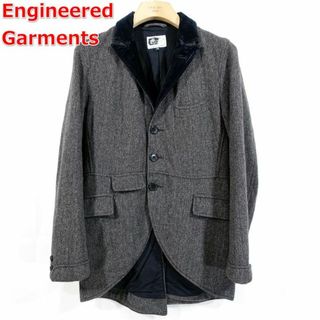 エンジニアードガーメンツ(Engineered Garments)の【古着】エンジニアードガーメンツ　燕尾型ベロア襟ジャケット(テーラードジャケット)