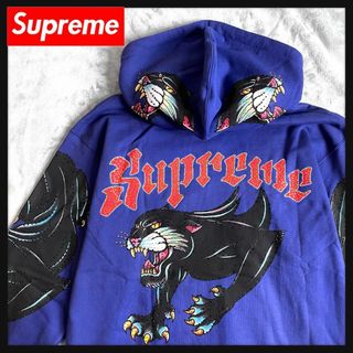 シュプリーム(Supreme)の【超レアデザイン☆美品☆Lサイズ】シュプリーム ジップパーカー 入手困難(パーカー)