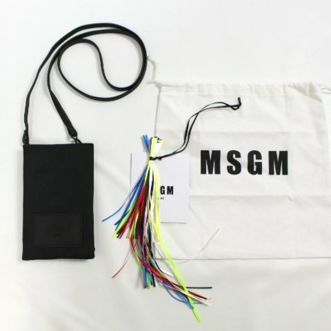 MSGM - MSGM 折りたたみ ナイロンウォレットバッグ フォンポーチ