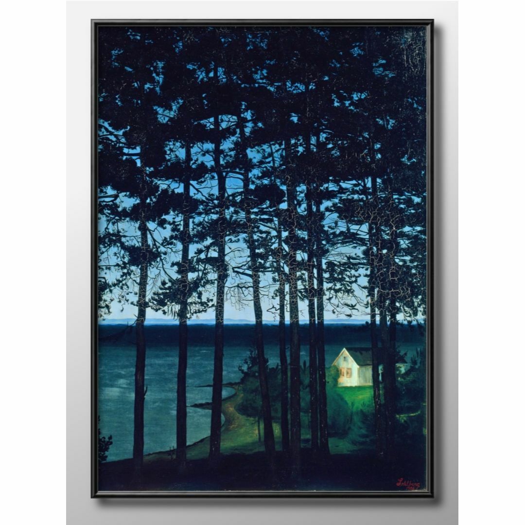 4253■A3アートポスター『ハラルド・ソールベリ』絵画 イラスト マット インテリア/住まい/日用品のインテリア/住まい/日用品 その他(その他)の商品写真