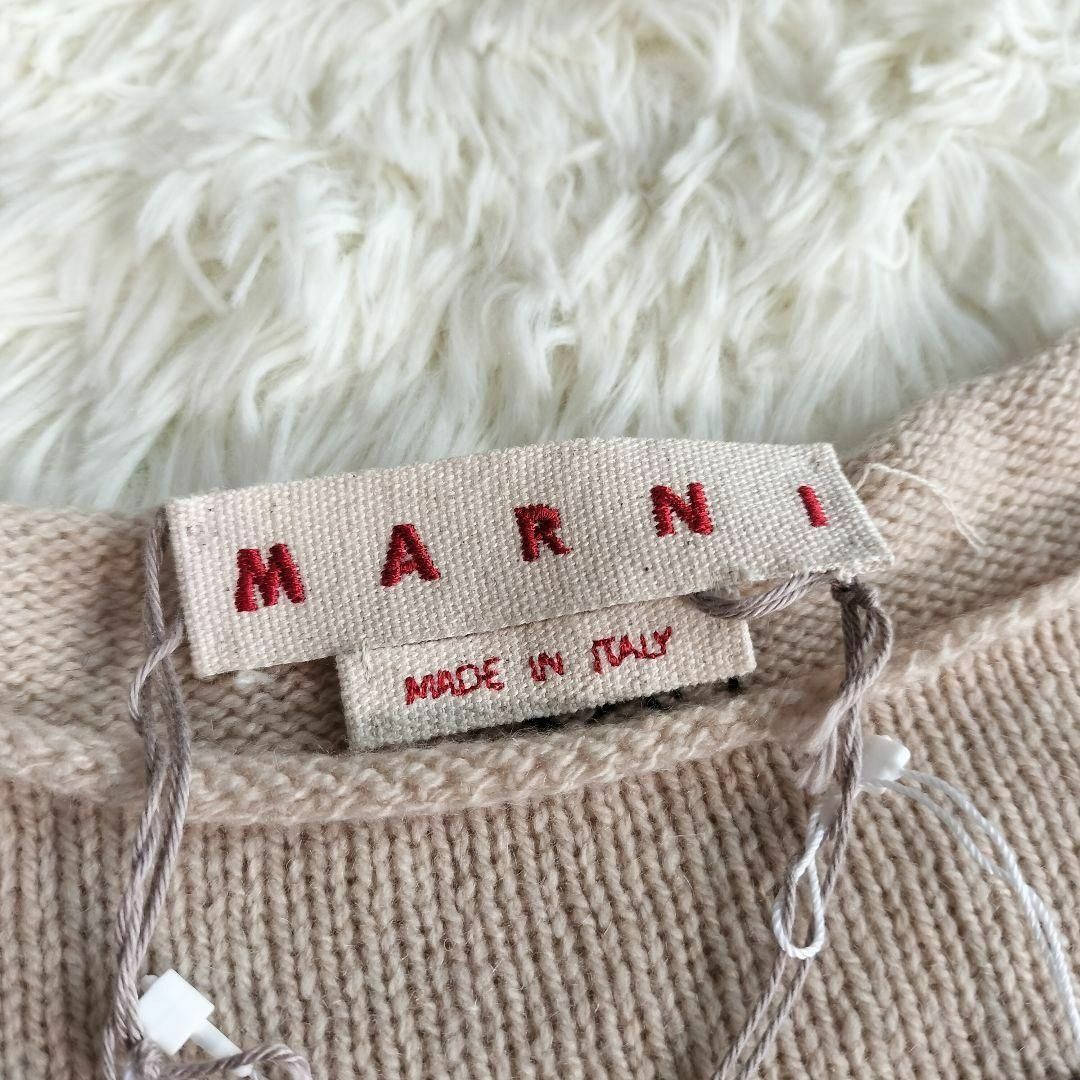 Marni(マルニ)の新品未使用　定価10万　マルニ　MARNI　ニットワンピース　カシミヤ　イタリア レディースのワンピース(ひざ丈ワンピース)の商品写真
