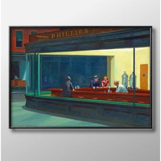 4479■A3アートポスター『エドワード・ホッパー』絵画 イラスト マット(その他)