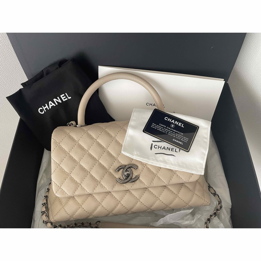 キャビアスキンCHANEL  ハンドバッグ　ショルダー　29 キャビアスキン