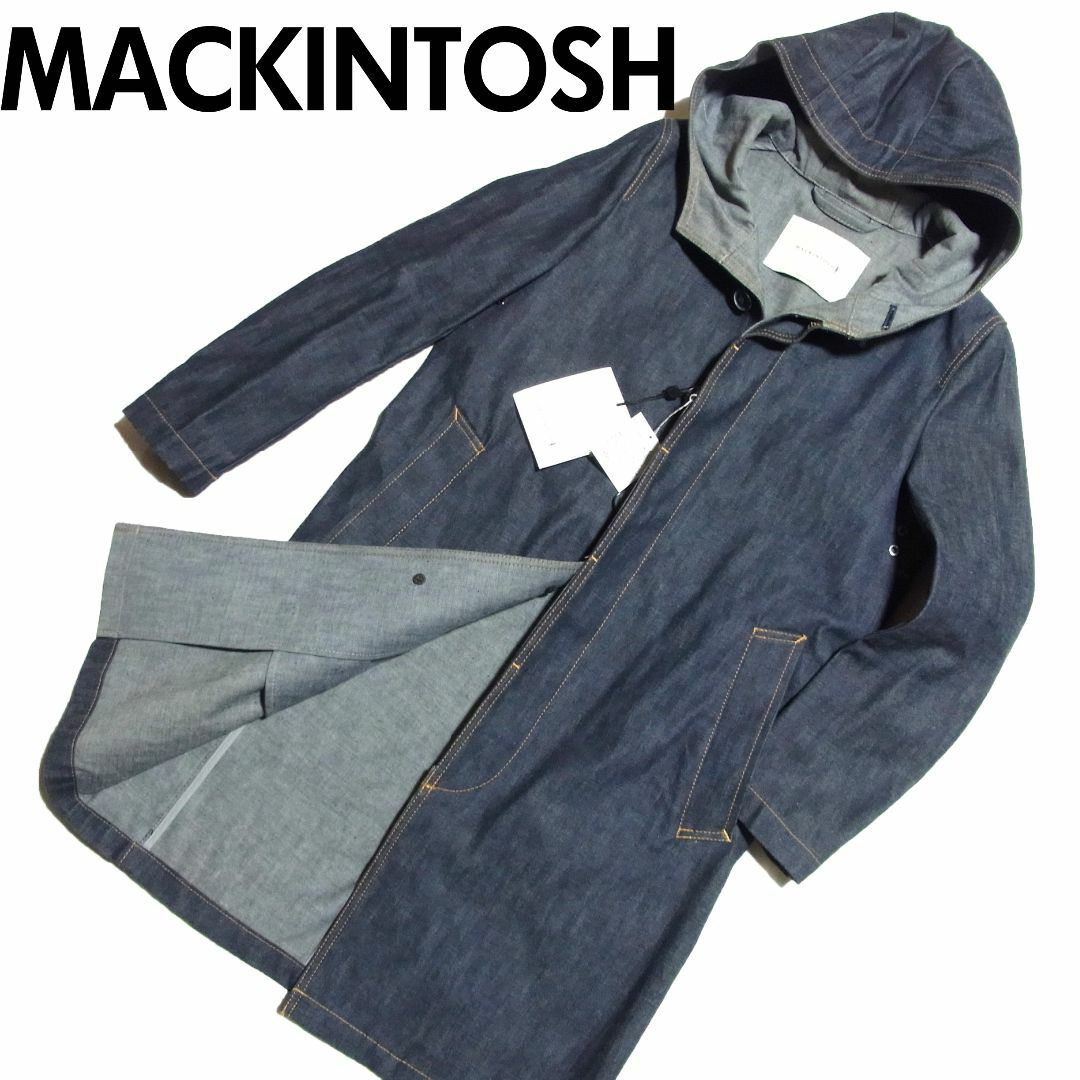 未使用 MACKINTOSH マッキントッシュ フード デニム コート 34ジャケット/アウター