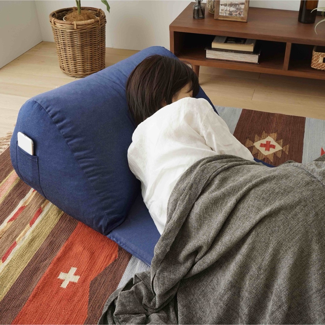 A 新品 クッション ソファ ネイビー 座椅子 北欧 座卓 背もたれ こたつ A 新品 クッション ソファ ネイビー 座椅子 北欧 座卓 背もたれ こたつ