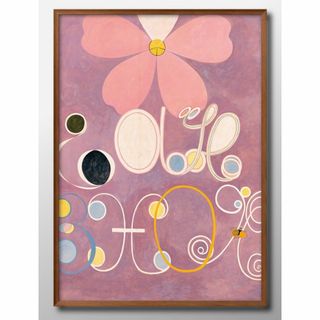 4678■A3アートポスター『ヒルマ・アフ・クリント』絵画 イラスト マット(その他)