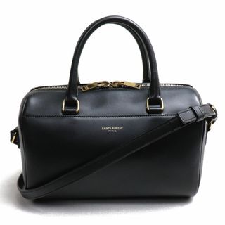 サンローラン(Saint Laurent)のSAINT LAURENT サンローラン クラシック ベイビーダッフル 2Wayショルダーバッグ ブラック 330958 レディース【中古】(ショルダーバッグ)