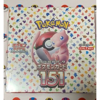 ポケモン(ポケモン)のポケモンカード151 新品未開封シュリンク付き1BOX(Box/デッキ/パック)