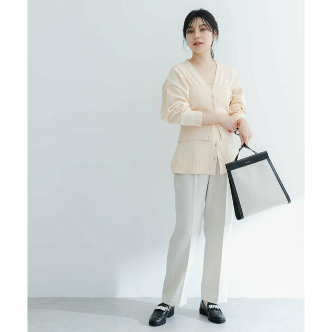 URBAN RESEARCH ROSSO(アーバンリサーチロッソ)の【ivory】ボタンデザインベアトップ レディースのトップス(ニット/セーター)の商品写真