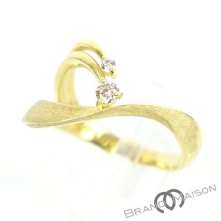 Aランク【ジュエリー】ダイヤモンドリング/K18YG/8号/0.10ct/アクセサリー/指輪/レディース/アクセサリー/イエローゴールド 【中古】(リング(指輪))