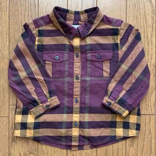 バーバリー(BURBERRY)のバーバリー チルドレン　チェックシャツ12M 80cm(シャツ/カットソー)