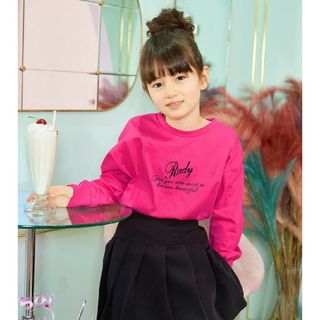 レディー(Rady)のちびRady　新品未開封　xs ロゴロングtシャツ(Tシャツ/カットソー)