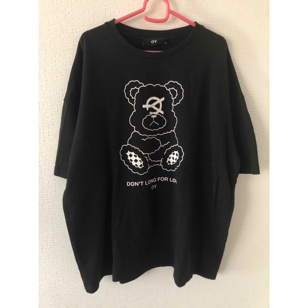 OY(オーワイ)のOY オーワイ OLD BEAR クマ 熊 Tシャツ ブラック メンズのトップス(Tシャツ/カットソー(半袖/袖なし))の商品写真