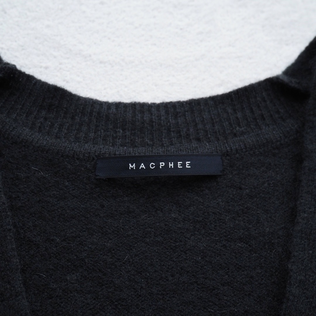 MACPHEE(マカフィー)のMACPHEE マカフィー カシミヤブレンド Vネックニット Sサイズ レディースのトップス(ニット/セーター)の商品写真