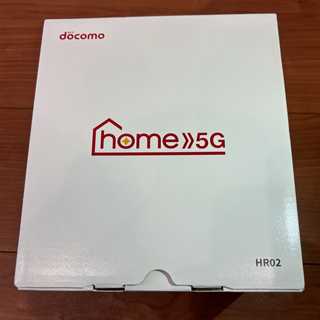 エヌティティドコモ(NTTdocomo)のろっきー様　docomo home 5G HR02(PC周辺機器)
