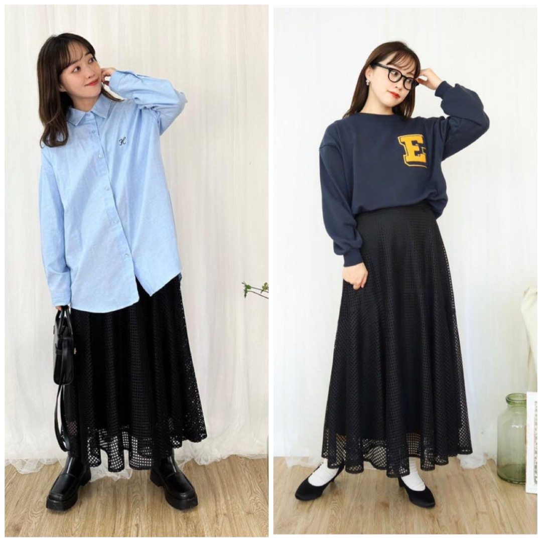 しまむら(シマムラ)のしまむら♡terawear emu メッシュスカート レディースのスカート(ロングスカート)の商品写真