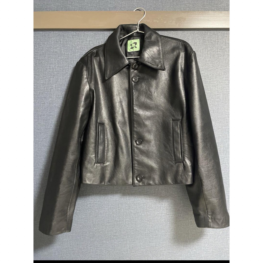 STRONG 001 LEATHER SHORT JACKET 深水光太