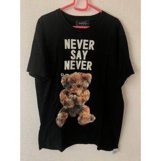 ミルクボーイ(MILKBOY)のmilkboy NEVER BEAR クマ 熊 テディベア Tシャツ ブラック(Tシャツ(半袖/袖なし))