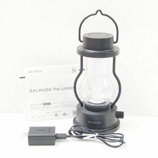 バルミューダ(BALMUDA)の美品 BALMUDA バルミューダ The Lantern (L02A-BK) LEDランタン 家庭用 HY689C (ライト/ランタン)