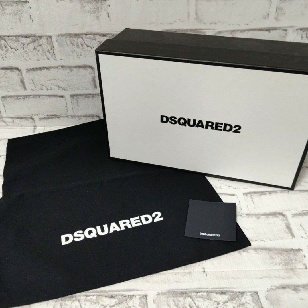 DSQUARED2(ディースクエアード)の美品 DSQUARED2　KICK ASS　スニーカー　26〜27cm　ブラック メンズの靴/シューズ(スニーカー)の商品写真