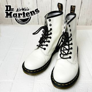 ドクターマーチン(Dr.Martens)の【良品】ドクターマーチン　11822　8ホール UK6(25cm)　ホワイト(ブーツ)