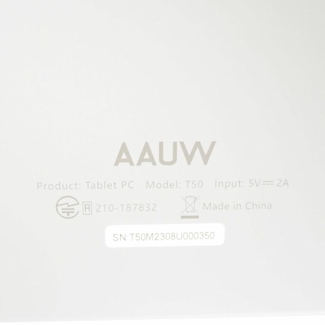 未使用 AAUW アーアユー T50 (T50M2308U000350) アンドロイド 未使用 AAUW アーアユー T50 (T50M2308U000350) アンドロイド