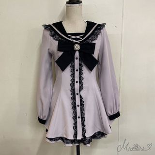 MA*RS - MARSバックハートリボンレースブラウスの通販|ラクマ