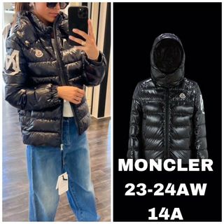 モンクレール(MONCLER)のセール！⭐24AW/最新作 MONCLER  刺繍パッチダウン ブラック　14A(ダウンジャケット)