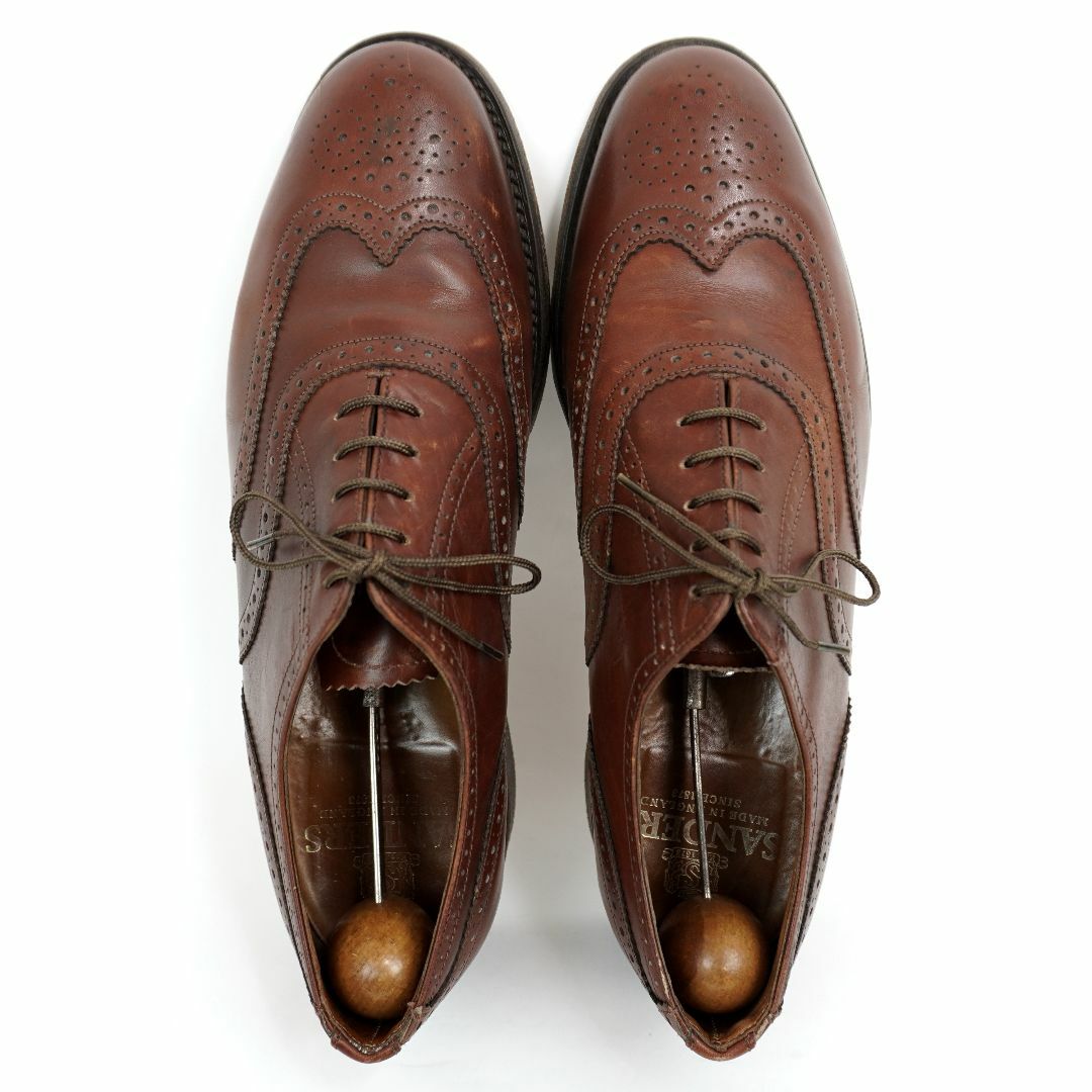 SANDERS(サンダース)のSANDERS LONDON WING TIP SHOES UK9.5M メンズの靴/シューズ(ドレス/ビジネス)の商品写真