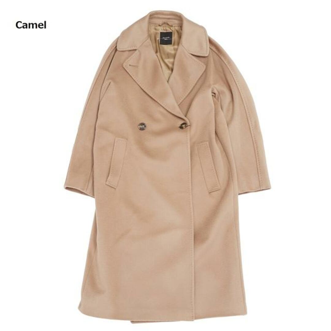 Weekend Max Mara(ウィークエンドマックスマーラ)のWEEKEND MAX MARA ウィークエンド マックスマーラ RESINA ウール ブロード ダブルブレスト コート  Camel レディースのジャケット/アウター(ロングコート)の商品写真