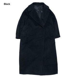 ウィークエンドマックスマーラ(Weekend Max Mara)のWEEKEND MAX MARA ウィークエンド マックスマーラ TEMPERA ウール アルパカ モヘヤ コート  Black(ロングコート)