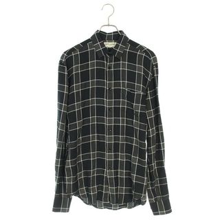 サンローラン(Saint Laurent)のサンローランパリ  16SS  411620 Y527L ダメージ加工チェック長袖シャツ メンズ 37(シャツ)