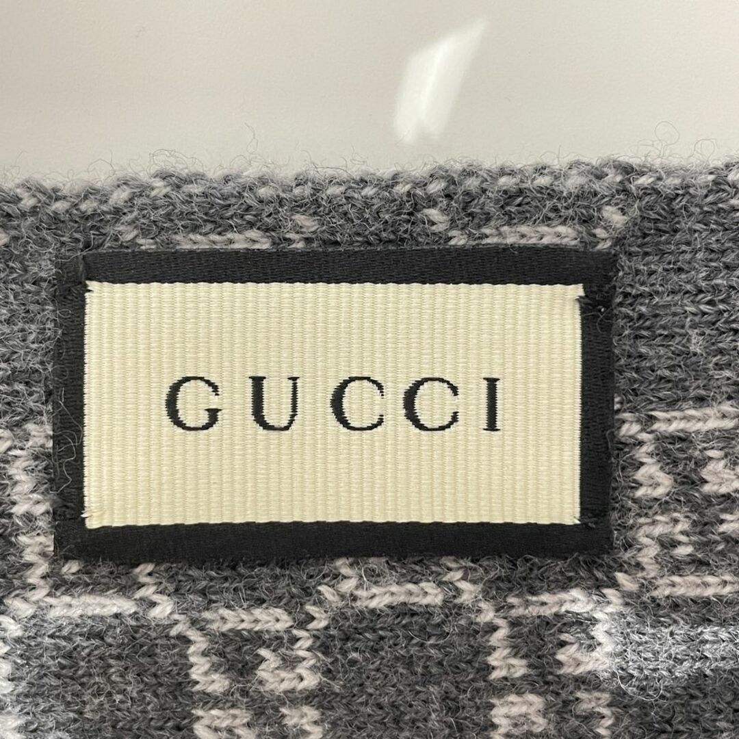 Gucci(グッチ)のGUCCI GG ウェブライン リバーシブル 438253 マフラー ウール メンズのファッション小物(マフラー)の商品写真