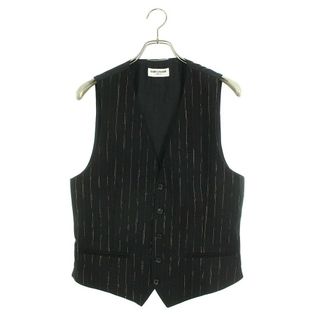 サンローラン(Saint Laurent)のサンローランパリ  22SS  683664 Y1E55 ピンストライプフィットベスト メンズ 48(ベスト)