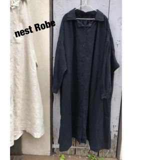 ネストローブ(nest Robe)のnest Robe ネストローブ ワイドシルエット リネンワンピース(ロングワンピース/マキシワンピース)