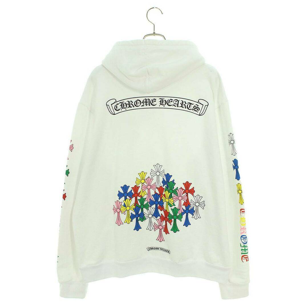 Chrome Hearts(クロムハーツ)のクロムハーツ  MLTCOL CEM CRS HD PLVR L マルチカラーセメタリープリントプルオーバーパーカー メンズ L メンズのトップス(パーカー)の商品写真