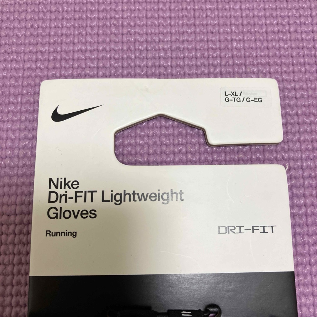 NIKE(ナイキ)のNIKE ナイキ メンズ マイラー ランニンググローブ ブラック/シルバー メンズのファッション小物(手袋)の商品写真