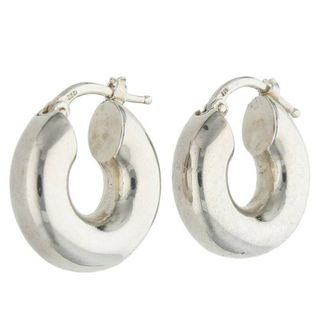 ジルサンダー(Jil Sander)のジルサンダー  CLASSIC EARRINGS シルバーフープピアス レディース(ピアス)