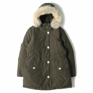 ウールリッチ(WOOLRICH)のWoolRich ウールリッチ ダウン ジャケット サイズ:M ウーマンズ アークティックパーカー ハイカラー WS ARCTIC PARKA HC 1702096 アウター ブルゾン コート RAMAR CLOTH カーキ 【レディース】【中古】(ダウンジャケット)