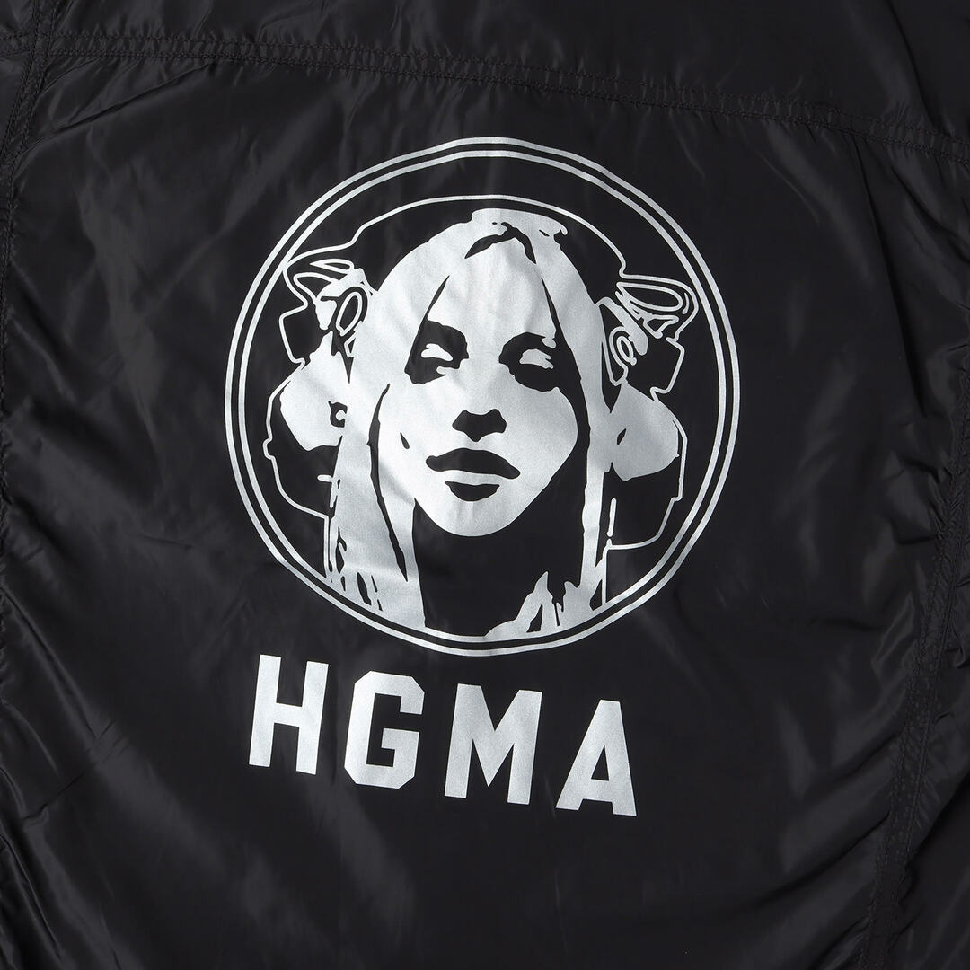 HYSTERIC GLAMOUR(ヒステリックグラマー)のHYSTERIC GLAMOUR ヒステリックグラマー ジャケット サイズ:M リフレクター ガール HGMA ロゴ ハイネック ジップ ブルゾン 0253AB02 ブラック 黒 日本製 ブランド アウター【メンズ】【中古】 メンズのジャケット/アウター(ナイロンジャケット)の商品写真