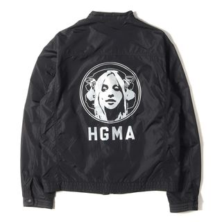 ヒステリックグラマー(HYSTERIC GLAMOUR)のHYSTERIC GLAMOUR ヒステリックグラマー ジャケット サイズ:M リフレクター ガール HGMA ロゴ ハイネック ジップ ブルゾン 0253AB02 ブラック 黒 日本製 ブランド アウター【メンズ】【中古】(ナイロンジャケット)