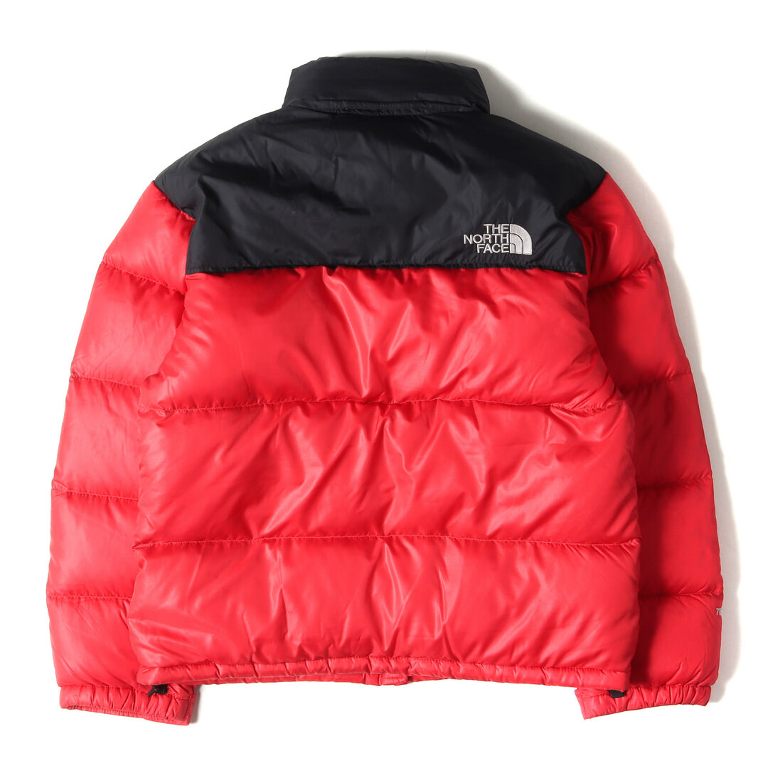 THE NORTH FACE(ザノースフェイス)のTHE NORTH FACE ノースフェイス ダウン ジャケット サイズ:M 海外限定 ヌプシ ジャケット Nuptse Jacket レッド ブラック 赤黒 韓国企画 アウター ブルゾン コート【メンズ】【中古】 メンズのジャケット/アウター(ダウンジャケット)の商品写真