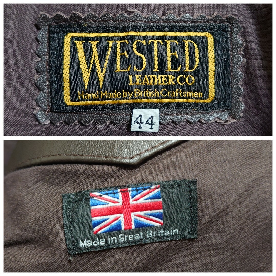 ★超美品★インディ・ジョーンズジャケット　WASTED　size４４　英国製 メンズのジャケット/アウター(その他)の商品写真