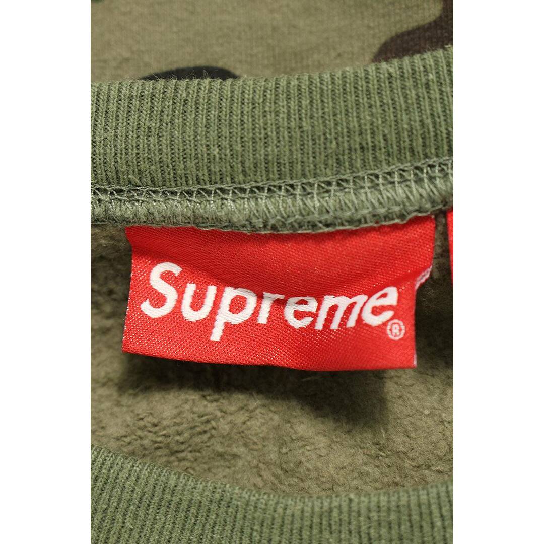 Supreme(シュプリーム)のシュプリーム  15AW  Box Logo Crewneck ボックスロゴカモフラ柄クルーネックスウェット メンズ L メンズのトップス(スウェット)の商品写真