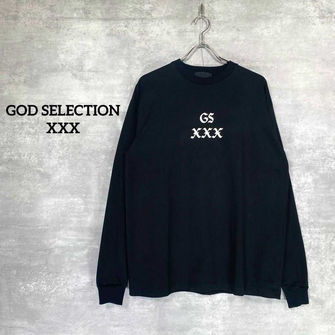 『GOD SELECTION XXX』 ゴッドセレクション (L) ロゴTシャツ素材コットン