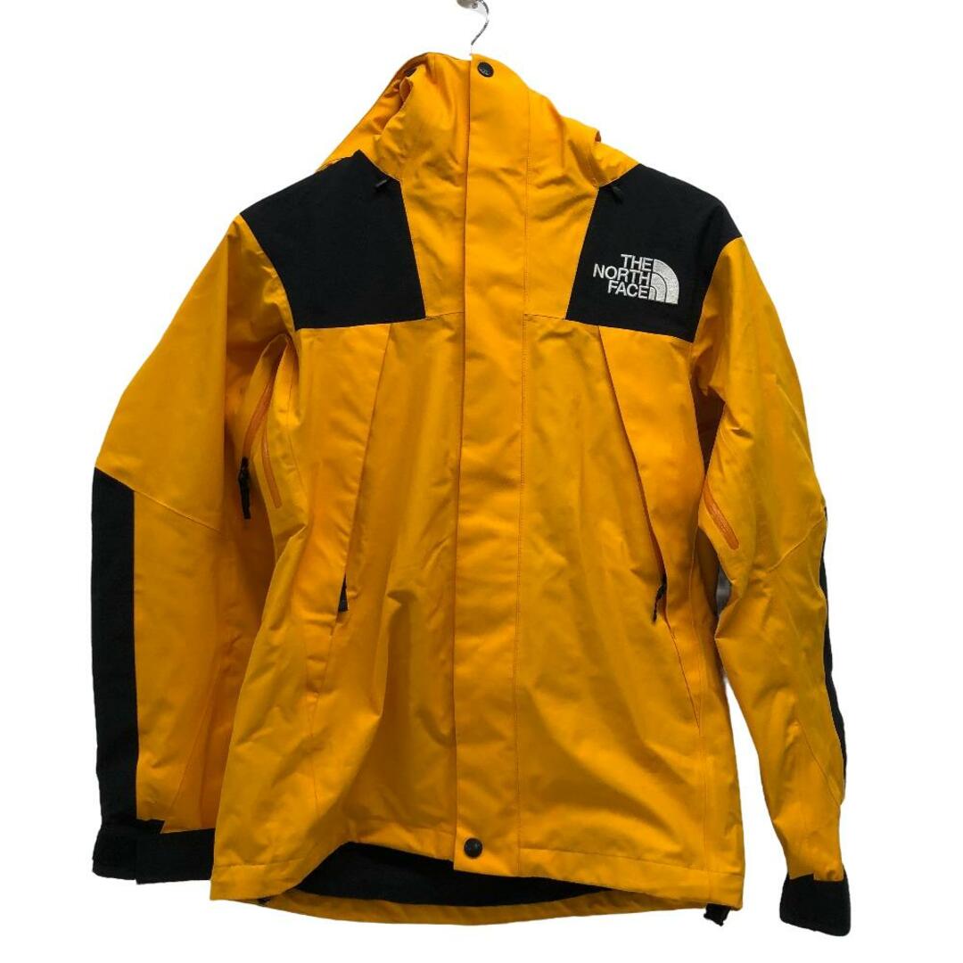 ザノースフェイス THE NORTH FACE ナイロンジャケット
 NP61800 イエロー小キズ薄汚れスレ糸のほつれ内側